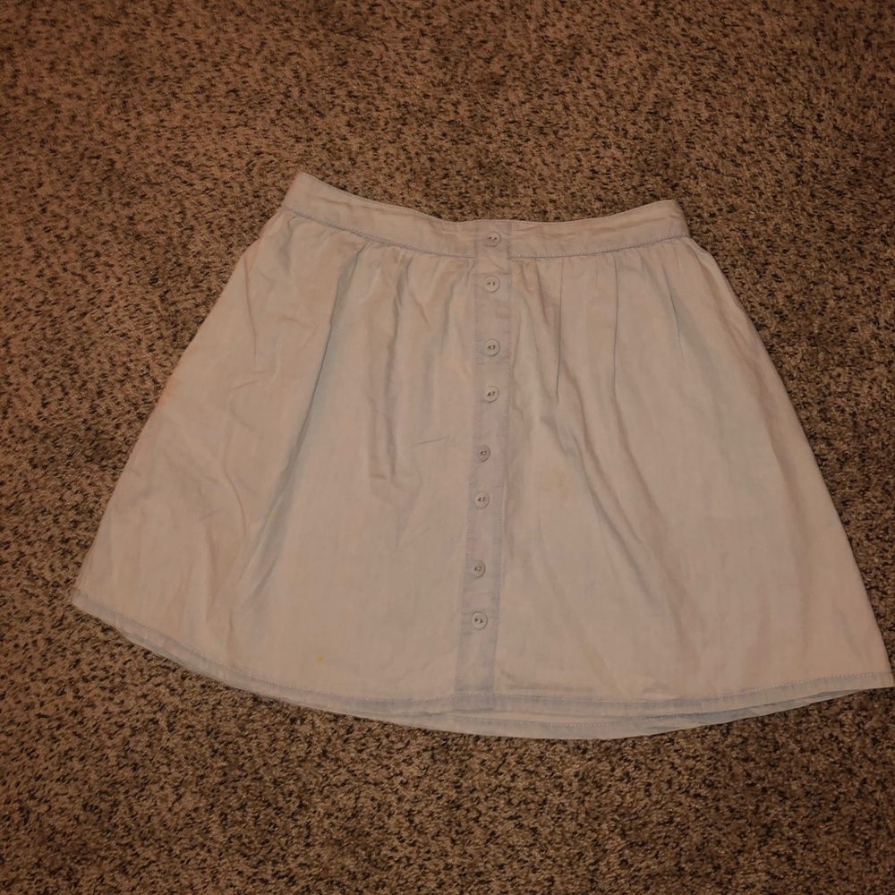 baby blue skirt